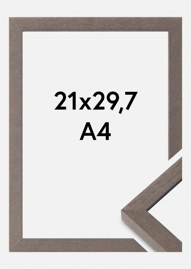 Rahmen Hermes Acrylglas Grau 21x29,7 cm (A4)