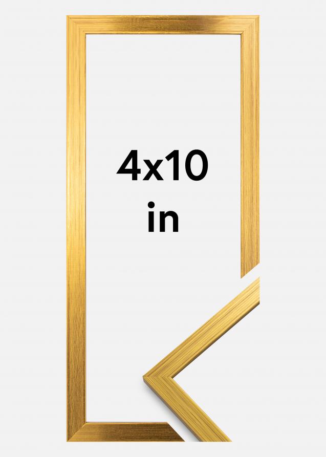 Rahmen Edsbyn Acrylglas Gold 4x10 inches (10,16x25,4 cm)