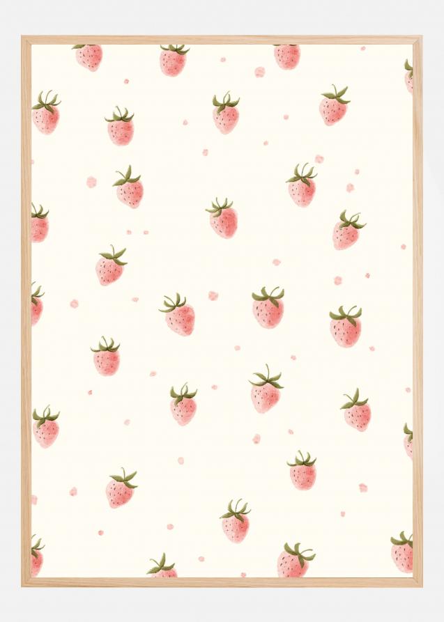 Simple Fresh Strawberry Poster