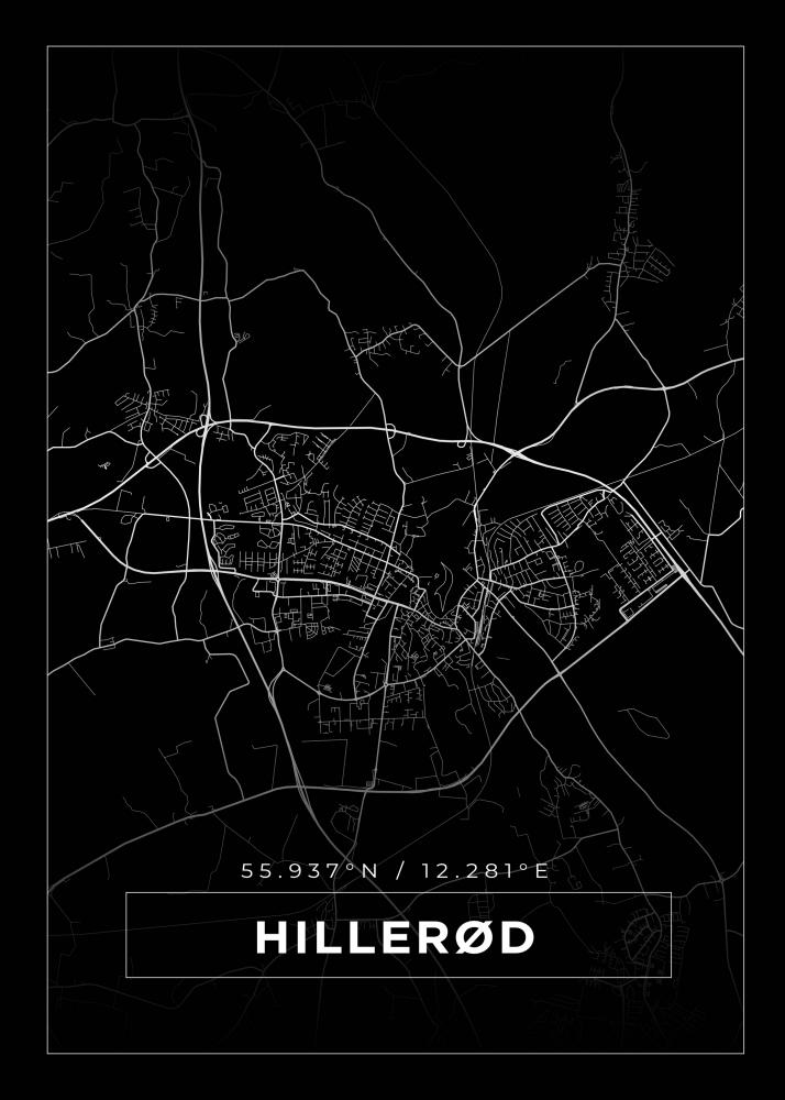 Map - Hillerd - Black