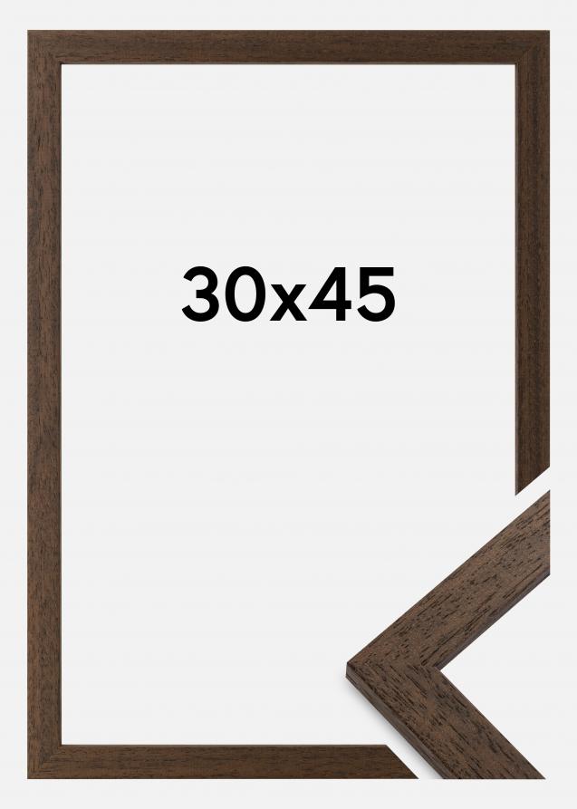 Rahmen Brown Wood Acrylglas 30x45 cm