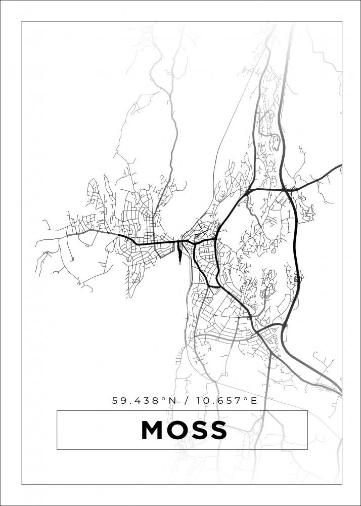Map - Moss - White