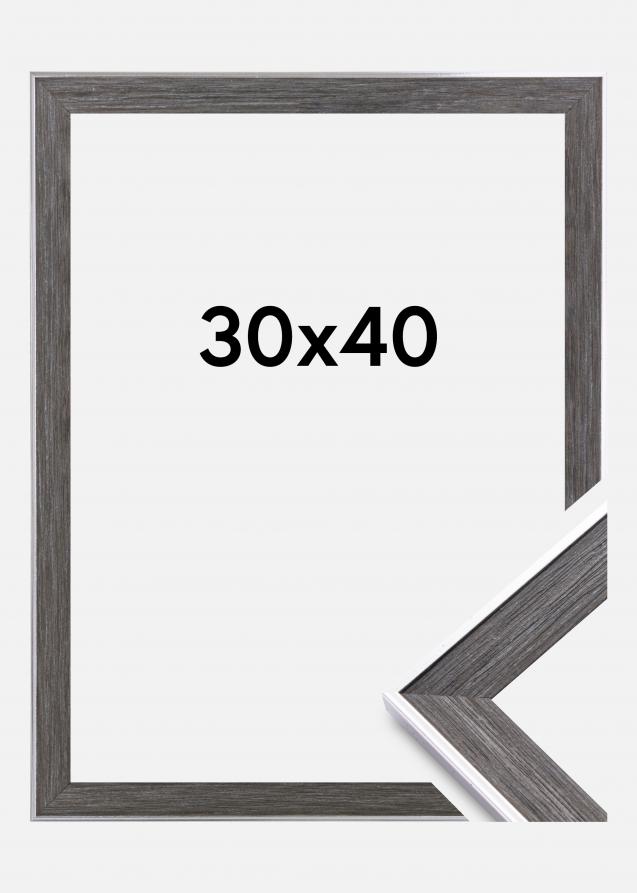 Rahmen Bohemian Grau 30x40 cm