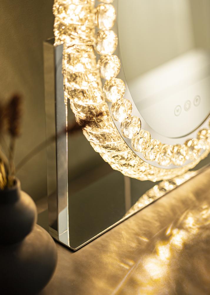 KAILA Kosmetikspiegel Crystal LED 40x50 cm