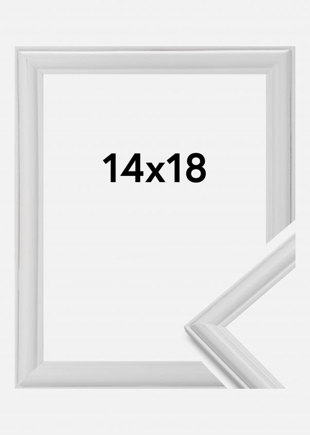 Rahmen Line Weiß 14x18 cm