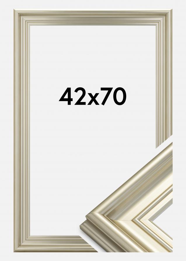 Rahmen Mora Premium Silber 42x70 cm