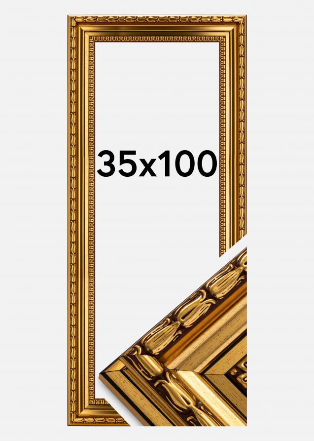 Rahmen Birka Premium Gold 35x100 cm