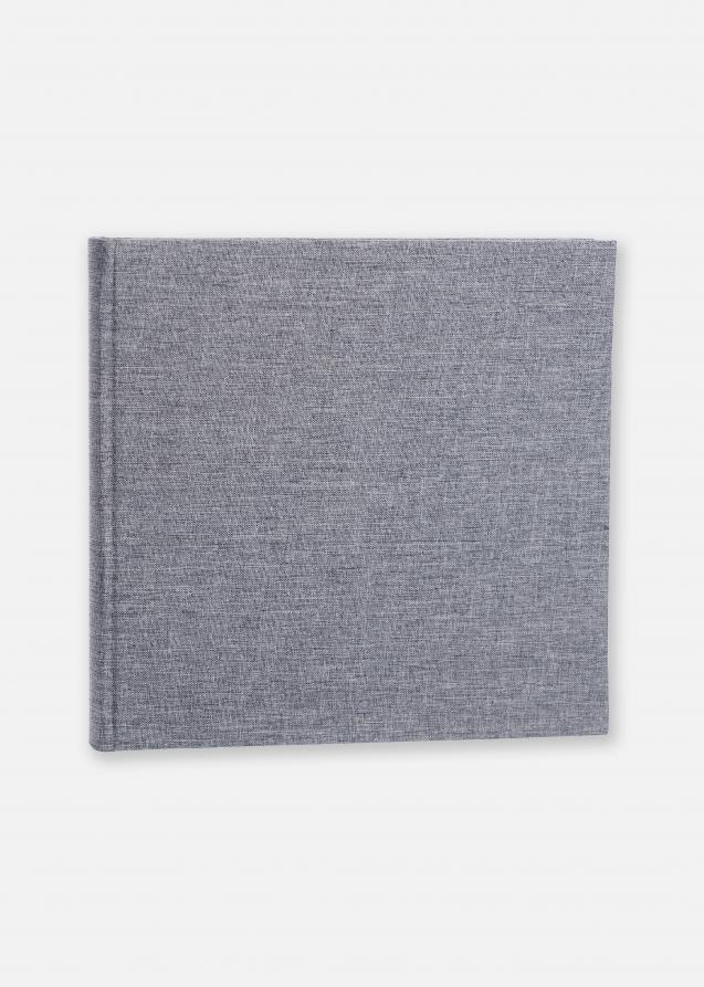Base Line Canvas Grau 26x25 cm (40 weiße Seiten / 20 Blatt)