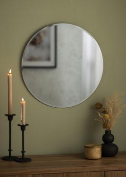 KAILA Runder Spiegel Dark Smoked Grey Deluxe 50 cm 