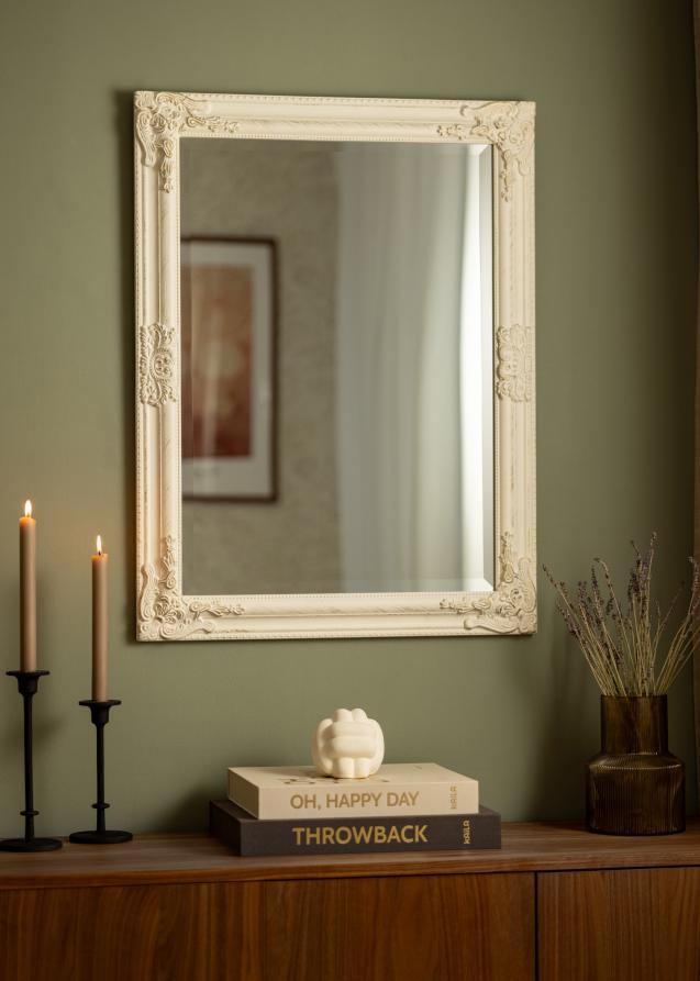 Spiegel Bologna Weiß 50x70 cm