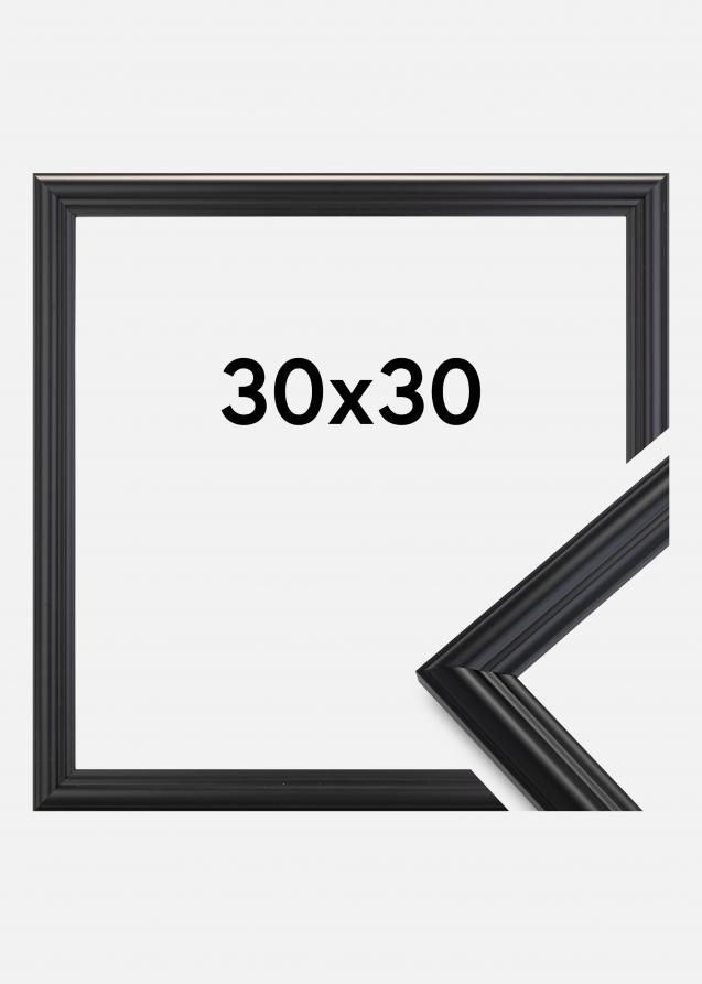 Rahmen Siljan Acrylglas Schwarz 30x30 cm