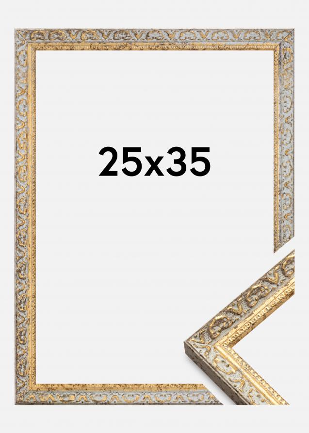Rahmen Smith Gold-Silber 25x35 cm