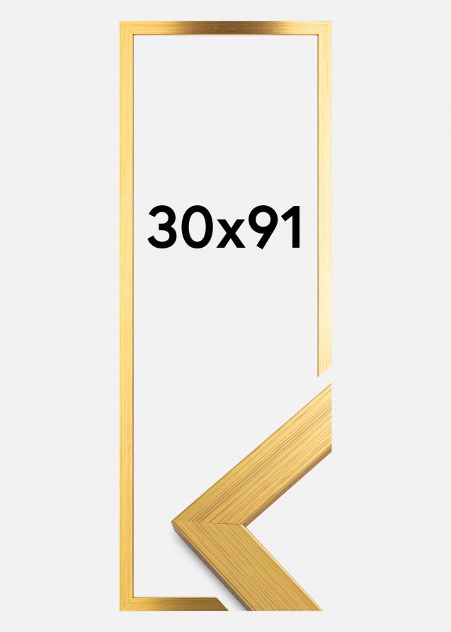 Rahmen Gold Wood 30x91 cm