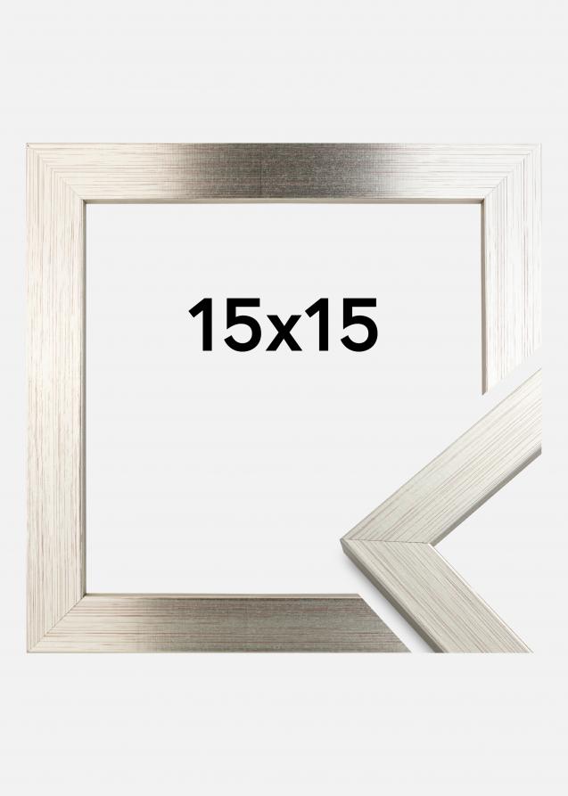 Rahmen Silver Wood 15x15 cm