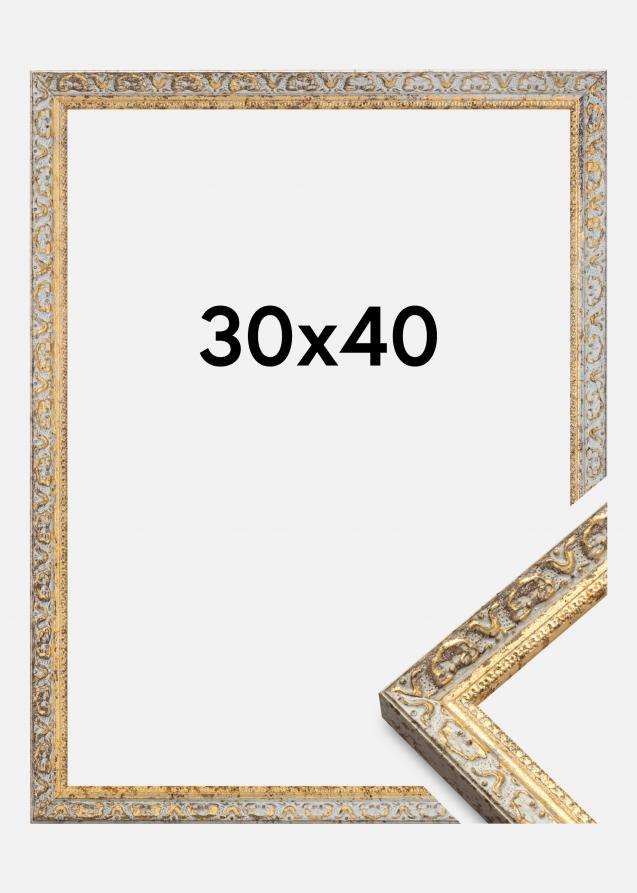 Rahmen Smith Gold-Silber 30x40 cm