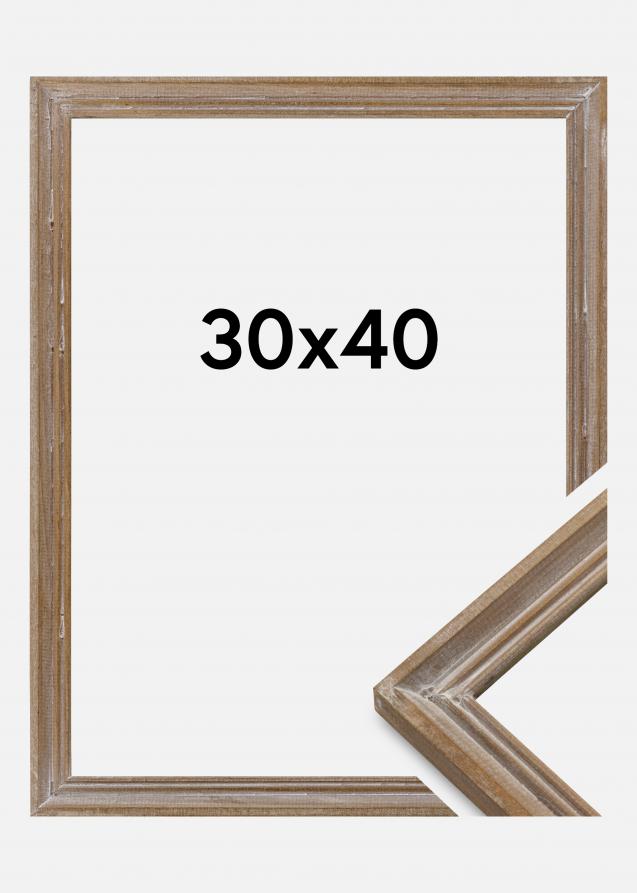 Rahmen Vintage Holz Trä 30x40 cm