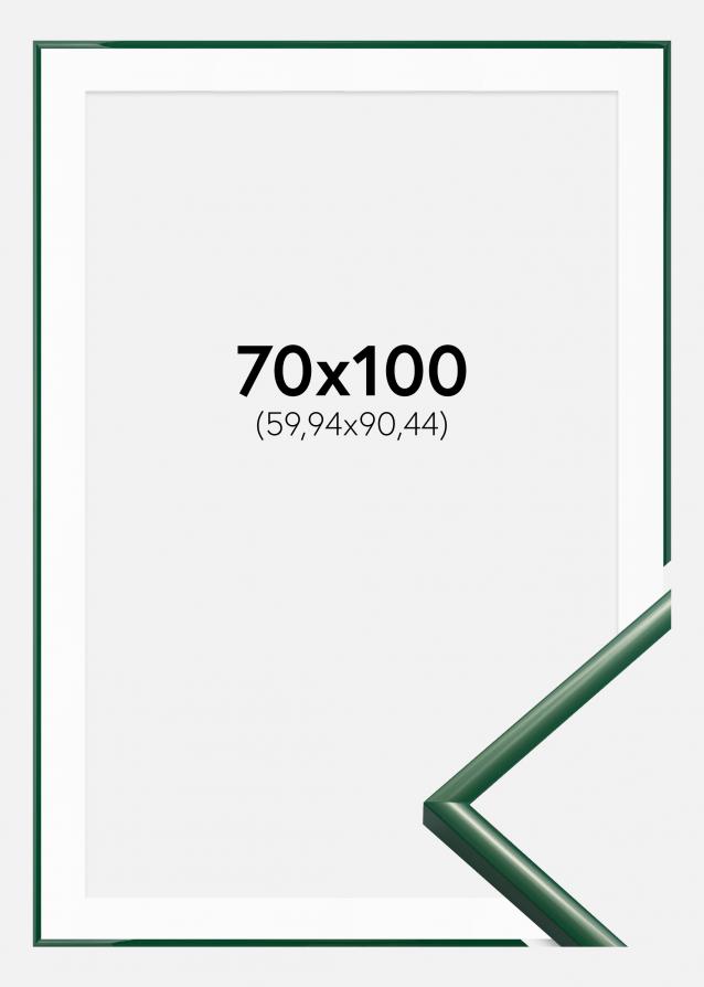 Rahmen New Lifestyle Moss Green 70x100 cm - Passepartout Weiß 24x36 inches