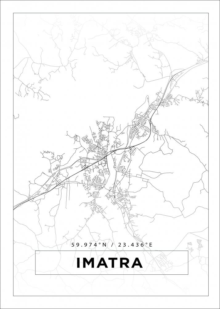 Map - Imatra - White