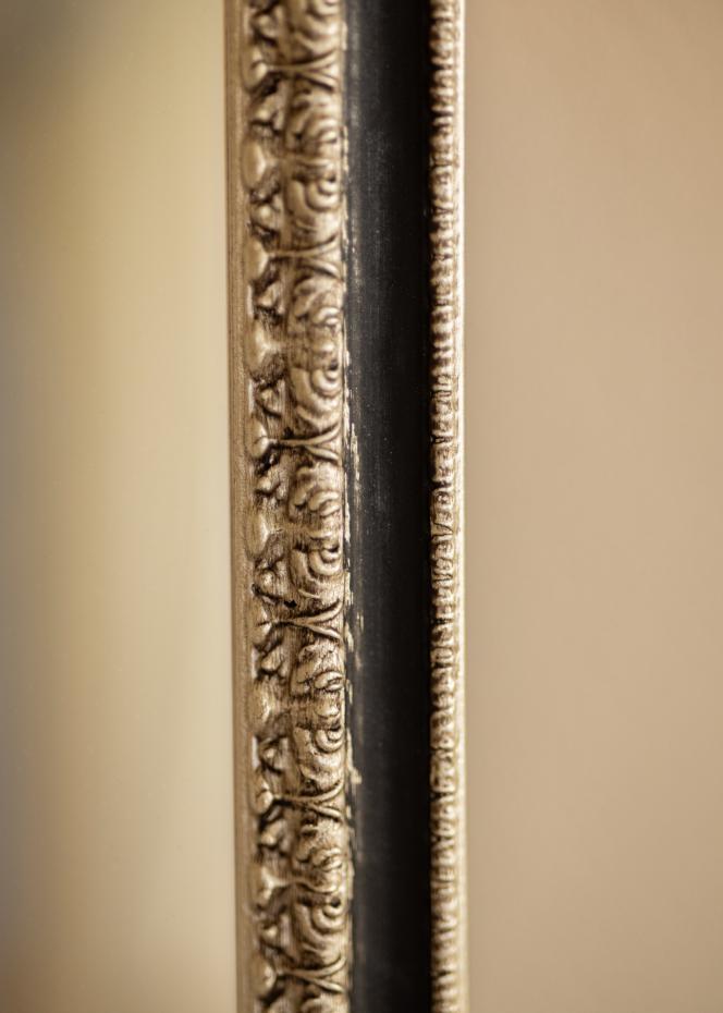 Spiegel Drottningholm Silber II - Magefertigt