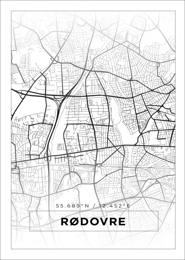 Map - Rdovre - White