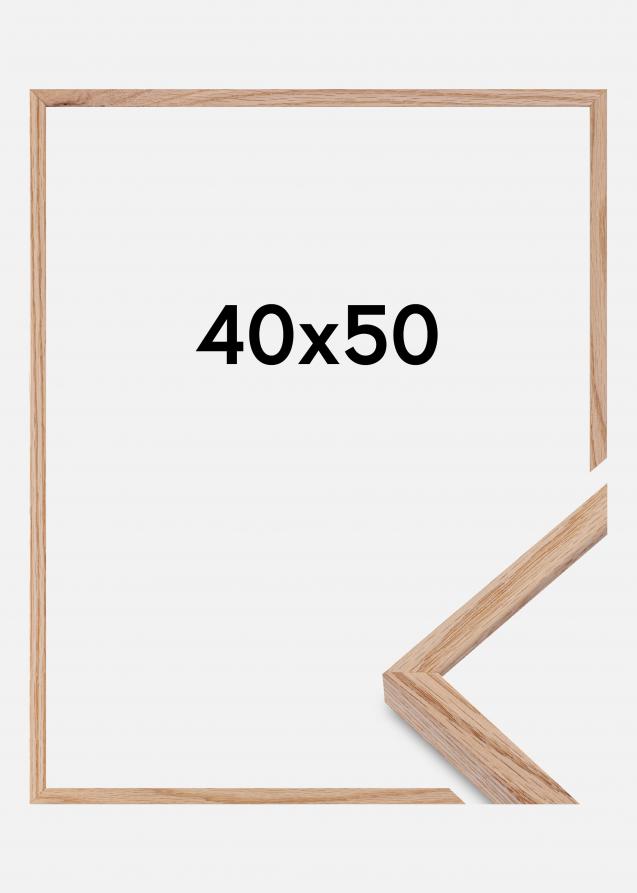 Rahmen E-Line Acrylglas Eiche 40x50 cm
