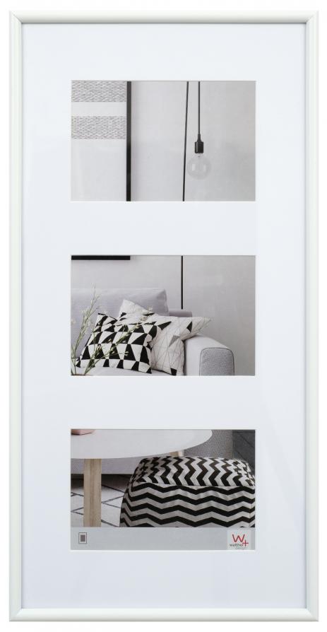 Galeria Collage-Rahmen Weiß - 3 Bilder (13x18 cm)