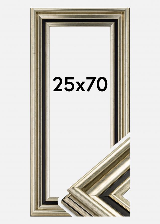 Rahmen Gysinge Premium Silber 25x70 cm