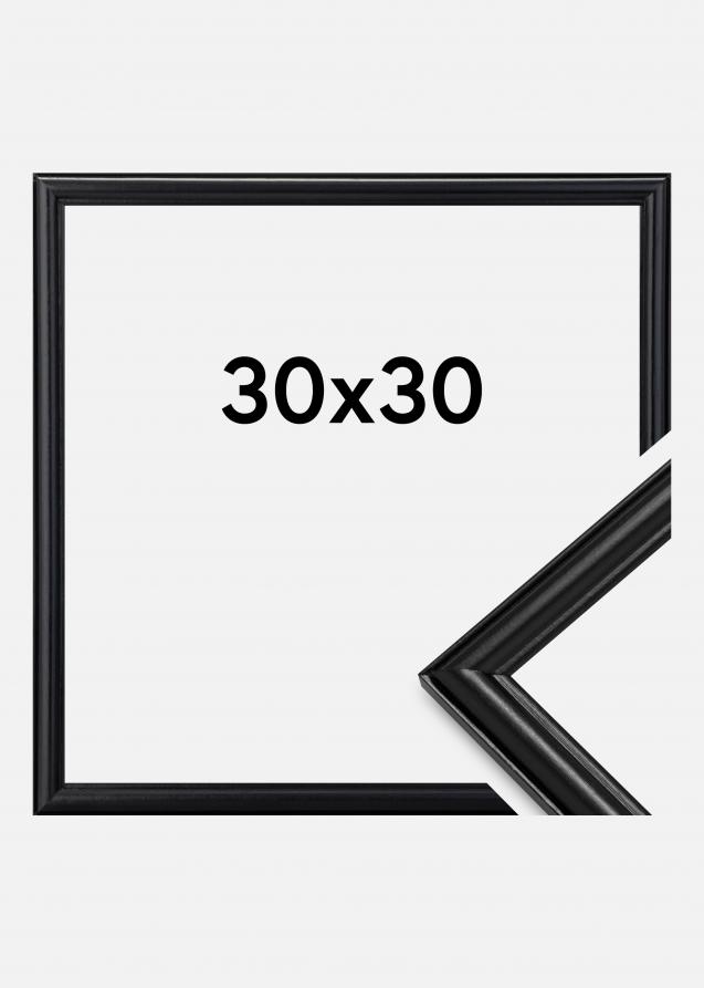 Rahmen Line Schwarz 30x30 cm