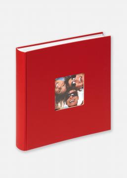 Fun Album Rot - 30x30 cm (100 weie Seiten / 50 Blatt)