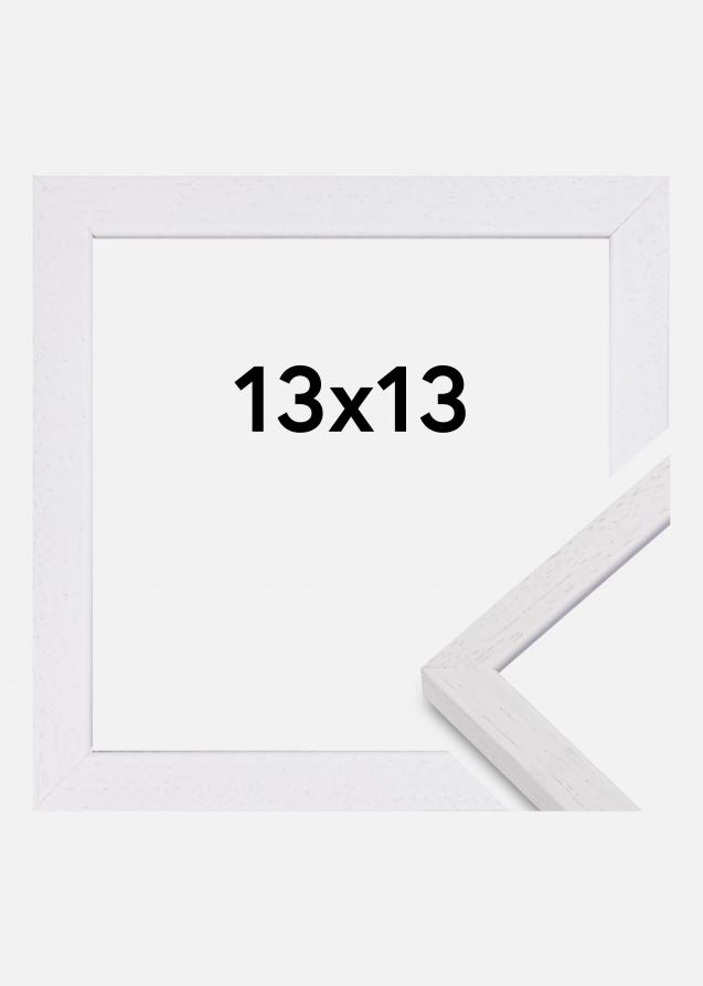 Bilderrahmen Glendale Matt Antireflexglas Weiß 13x13 cm