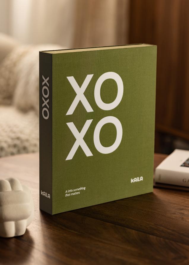 KAILA XOXO Olive - Coffee Table Photo Album (60 Schwarze Seiten)