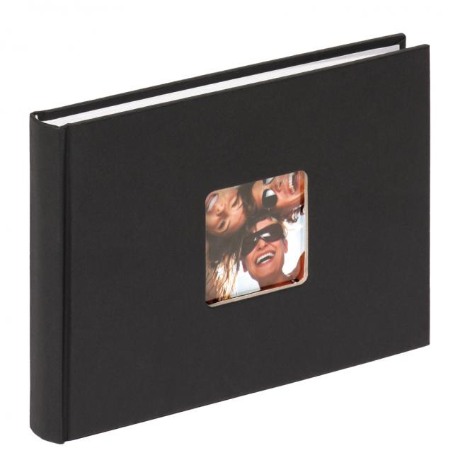 Fun Album Schwarz - 22x16 cm (40 weiße Seiten / 20 Blatt)
