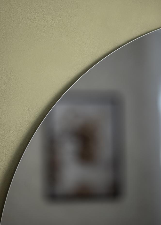KAILA Runder Spiegel Smoked Grey 90 cm 
