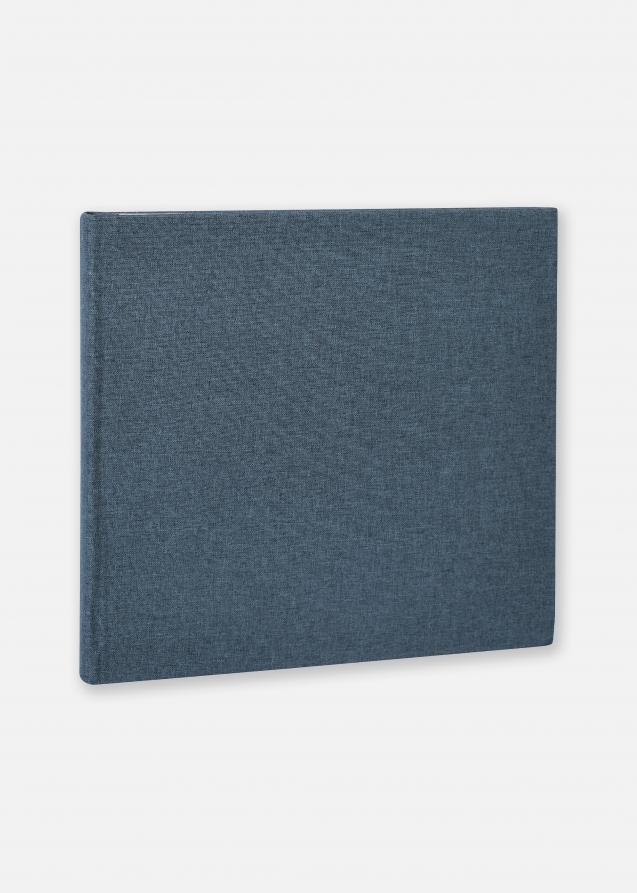 Base Line Canvas Blau 26x25 cm (40 weiße Seiten / 20 Blatt)