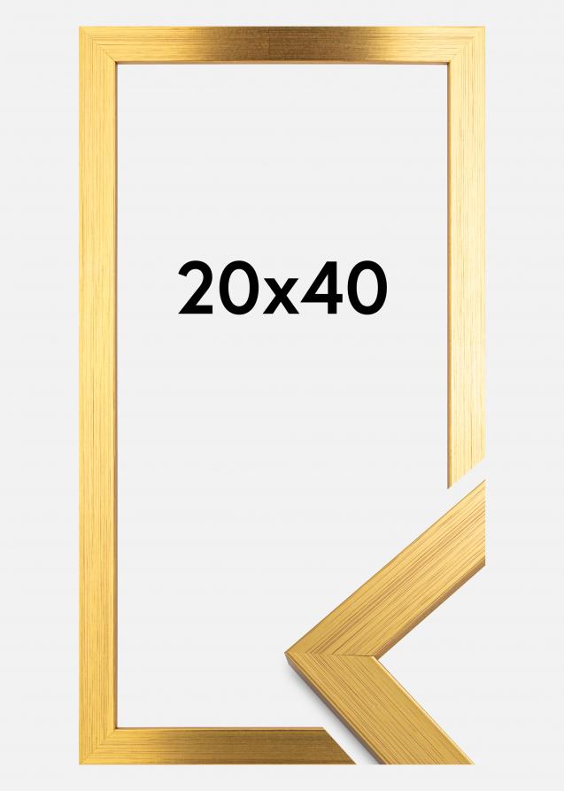 Rahmen Gold Wood 20x40 cm