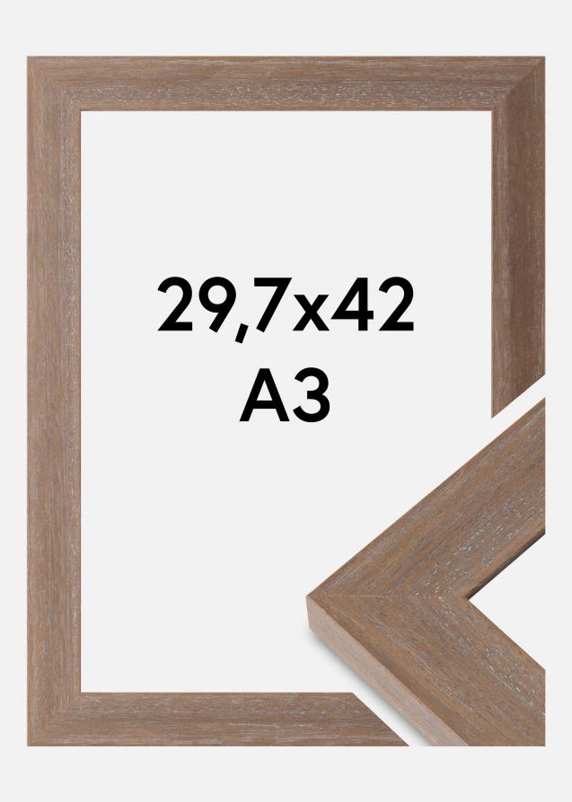 Rahmen Juno Acrylglas Grau 29,7x42 cm (A3)