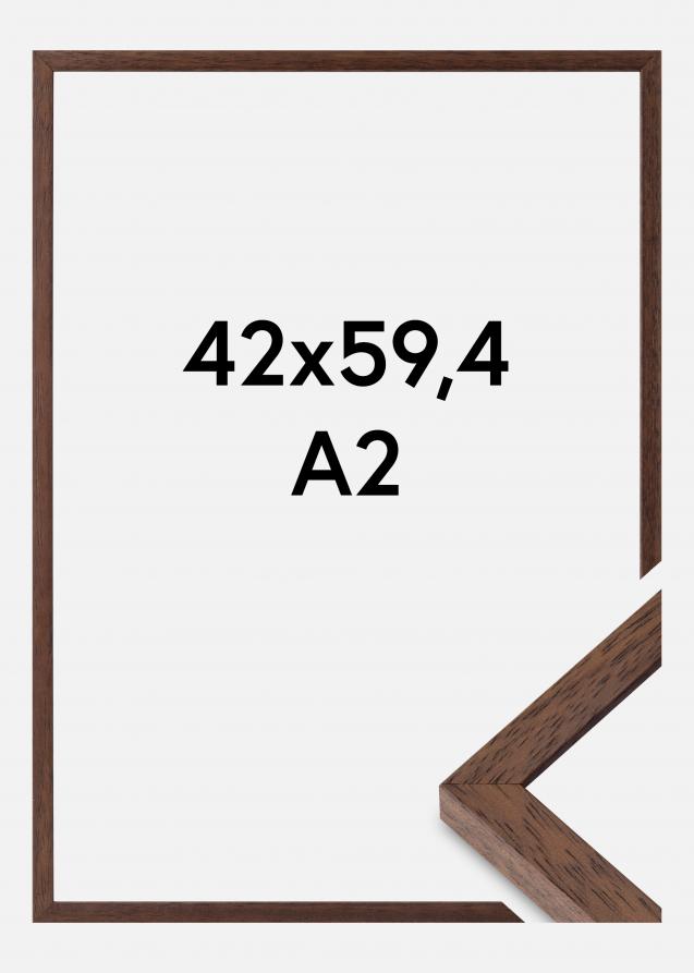 Rahmen Ares Acrylglas Teak 42x59,4 cm (A2)