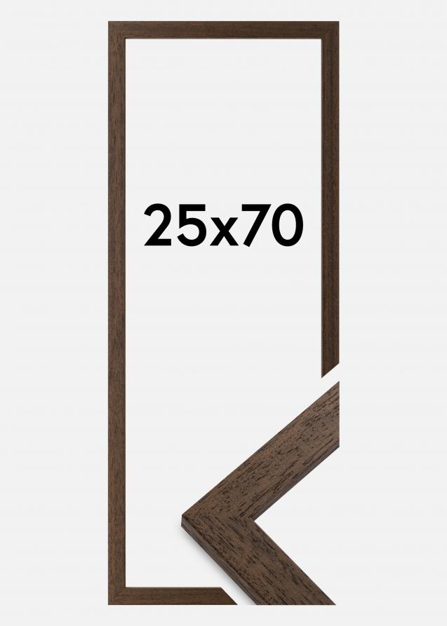 Rahmen Brown Wood 25x70 cm