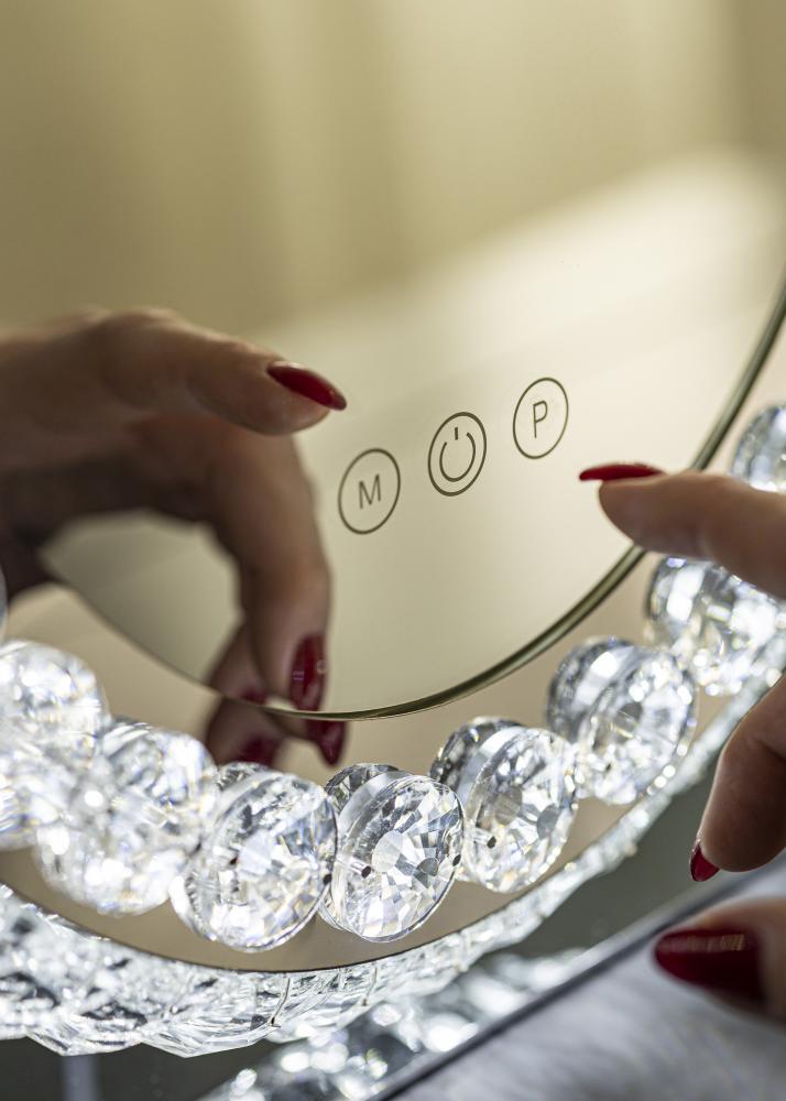 KAILA Kosmetikspiegel Crystal LED 40x50 cm