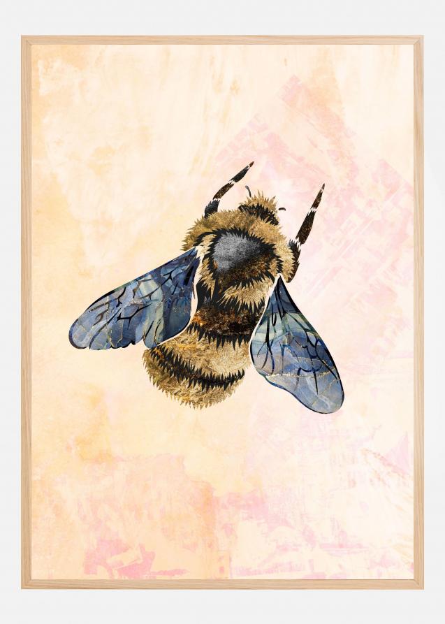 Rustic bee Poster