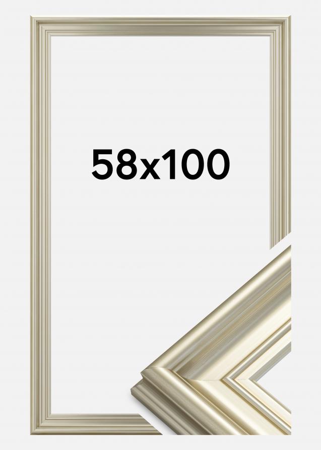 Rahmen Mora Premium Silber 58x100 cm