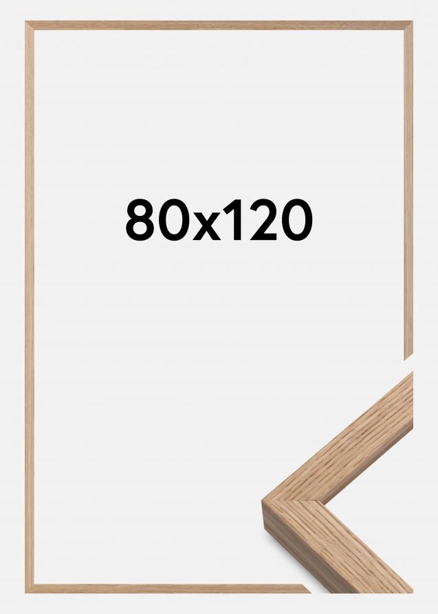 Rahmen Amanda Box Acrylglas Eiche 80x120 cm