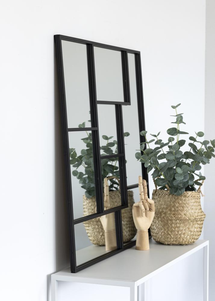 KAILA Spiegel Asymetric - Schwarz 70x70 cm