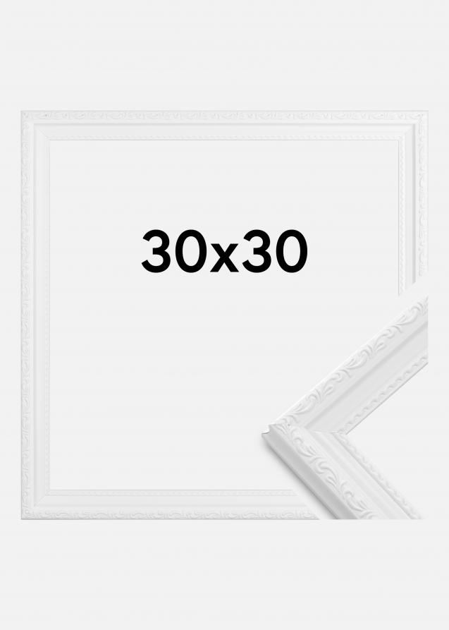 Rahmen Abisko Acrylglas Weiß 30x30 cm