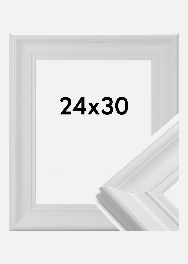 Rahmen Mora Premium Acrylglas Weiß 24x30 cm
