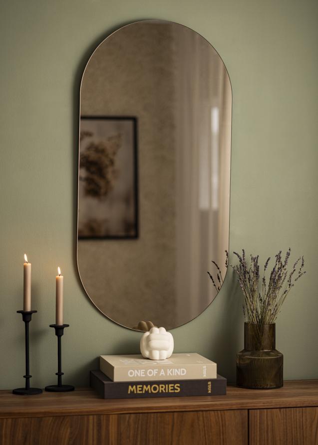 KAILA Spiegel Oval Dark Bronze 50x100 cm