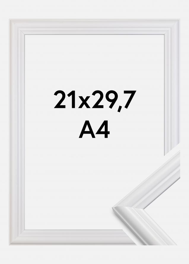 Rahmen Siljan Acrylglas Weiß 21x29,7 cm (A4)