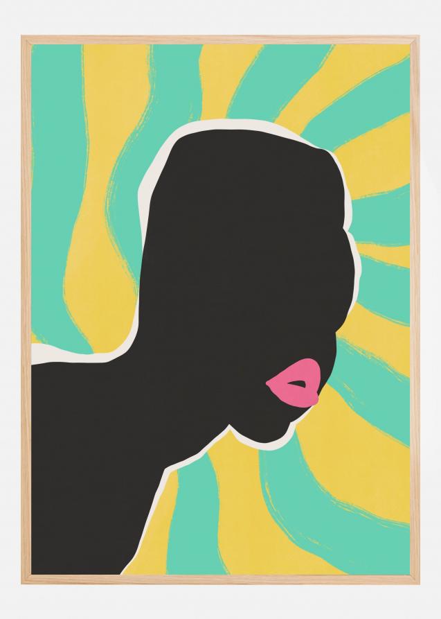 Anonymous Portrait In Summer Poster