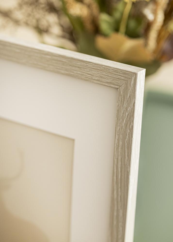 Rahmen Stilren Acrylglas Light Grey Oak 29,7x42 cm (A3)