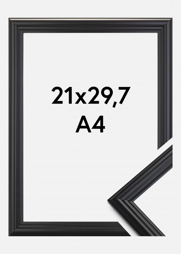 Rahmen Siljan Acrylglas Schwarz 21x29,7 cm (A4)